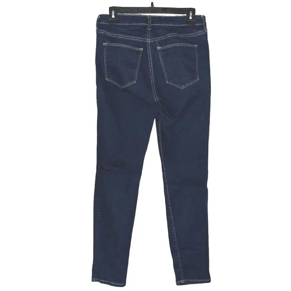 GAP True‎ Skinny Dark Indigo Wash Mid Rise Stretch Denim Jeans Womens Size 6 R - Image 2