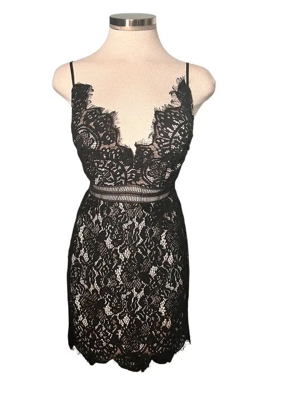 Superdown - Aria Lace Mini cocktail Dress Size XS NWOT - Image 2