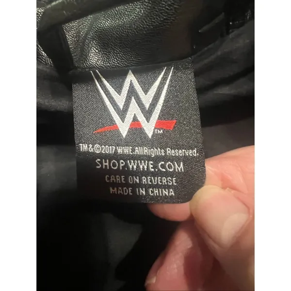 WWE Fin Balor Unisex Faux Leather Jacket Sz S - Image 3