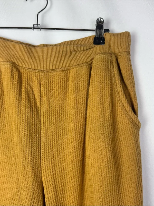 Aerie‎ Mustard Yellow Main Squeeze Thermal Jogger Pants M - Image 4
