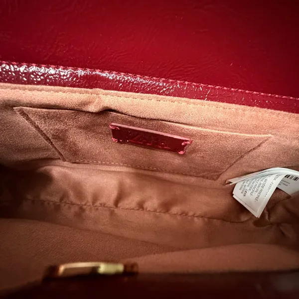 Zara Textured Burgundy Red Handbag Ref 6813/410 NWOT - Image 7