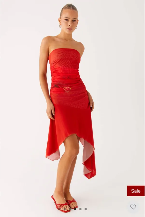 Peppermayo Red Dress - Image 4