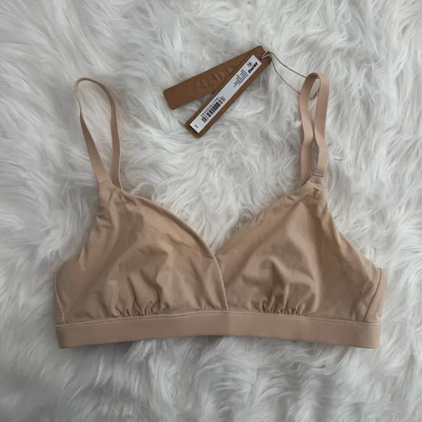 Skims Fits Everybody Crossover Bralette Sand Size XS - Image 2