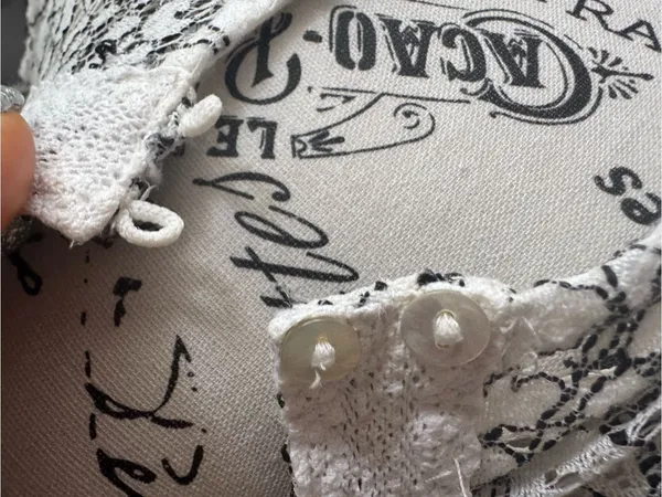 Free People Bohemian White Lace swing tunic - Image 8