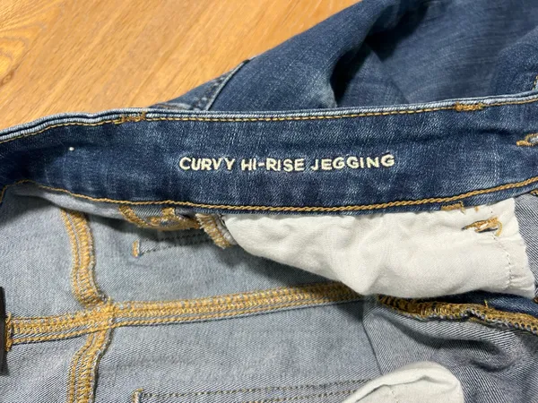American Eagle Size 8 long curvy hi rise jegging skinny jeans - Image 9