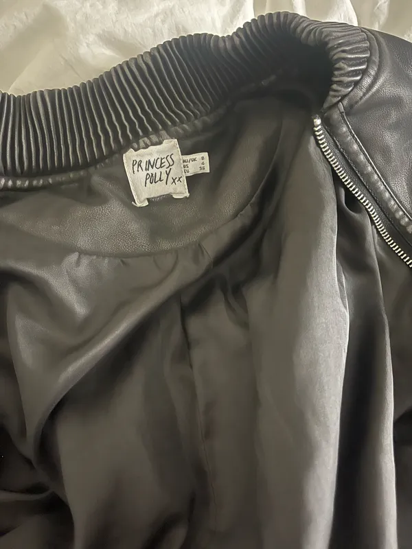 Princess Polly Leather Jacket - Image 5