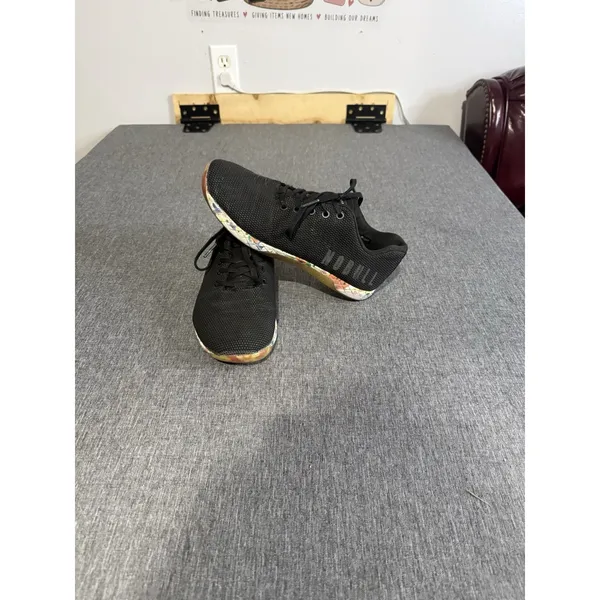 Nobull Shoes Womens 9.5 Black Impact Daisy Floral Trainer Athletic Workout - Image 2