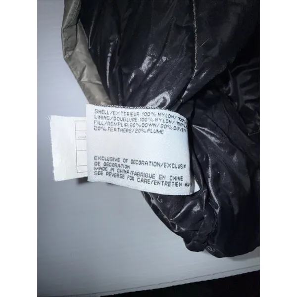 DKNY Women's Down Puffer Jacket XS Metallic Green Hooded Warm‎ Winter Coat - Image 9