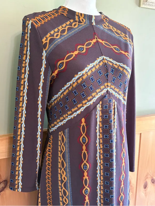 Free People Vintage Inspired Stella Printed Mini Dress size Medium. - Image 2