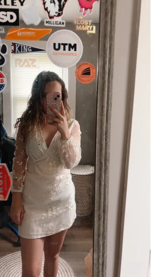 Wedding Shower Dress White - Image 3