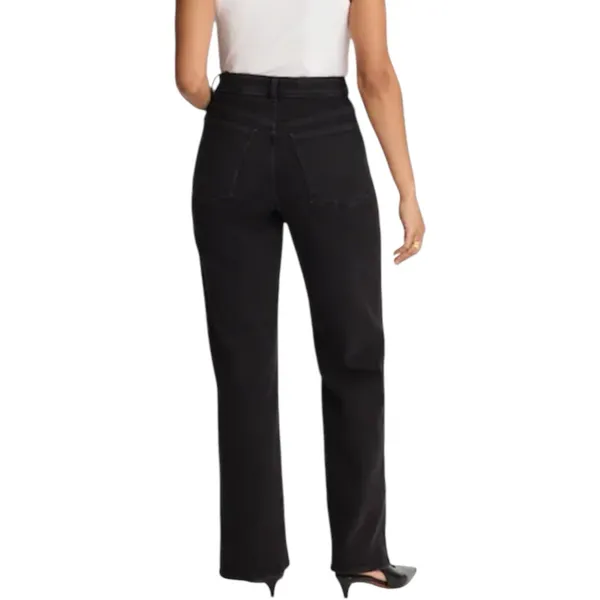 NWT Madewell The Curvy Wide Leg Jeans Women’s Size 31 Black Frost Super Stretch - Image 3