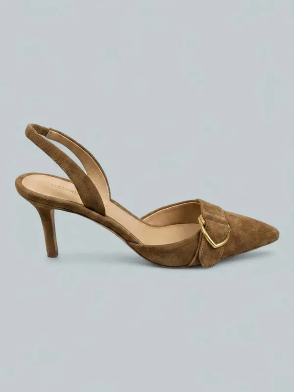 Veronica Beard Loralyn Pumps in Chestnut - Image 2
