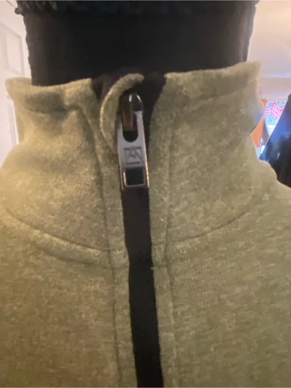 Avalanche Olive Green Beanie with Mountain Patch - Image 5