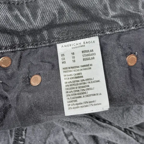 American Eagle Black Stovepipe Jeans - Image 6