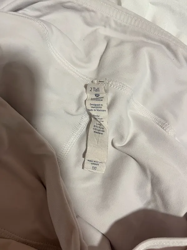 Lululemon White skirt - Image 3
