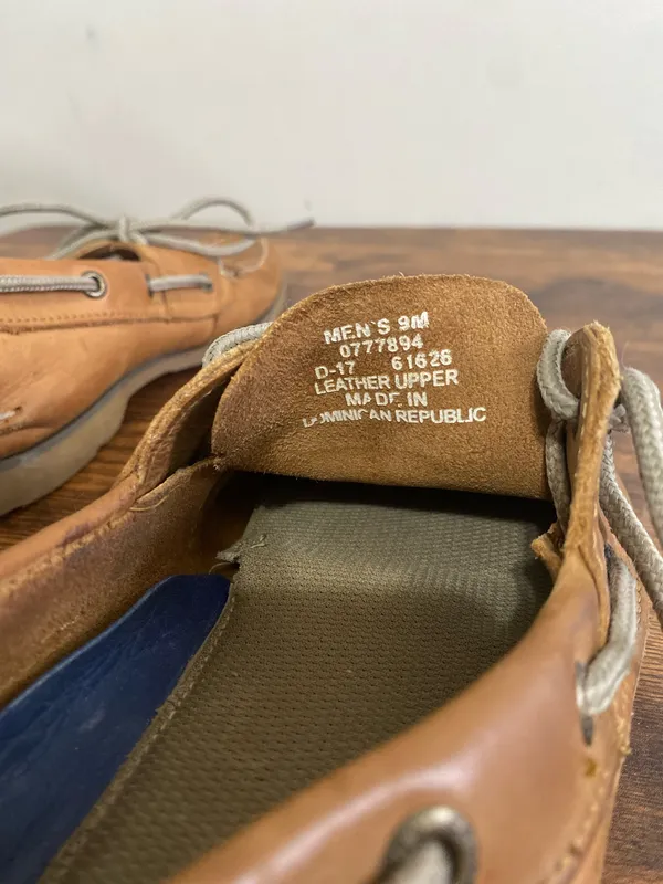 Sperry Men's Chestnut Brown Leather Boat Shoes - Image 5