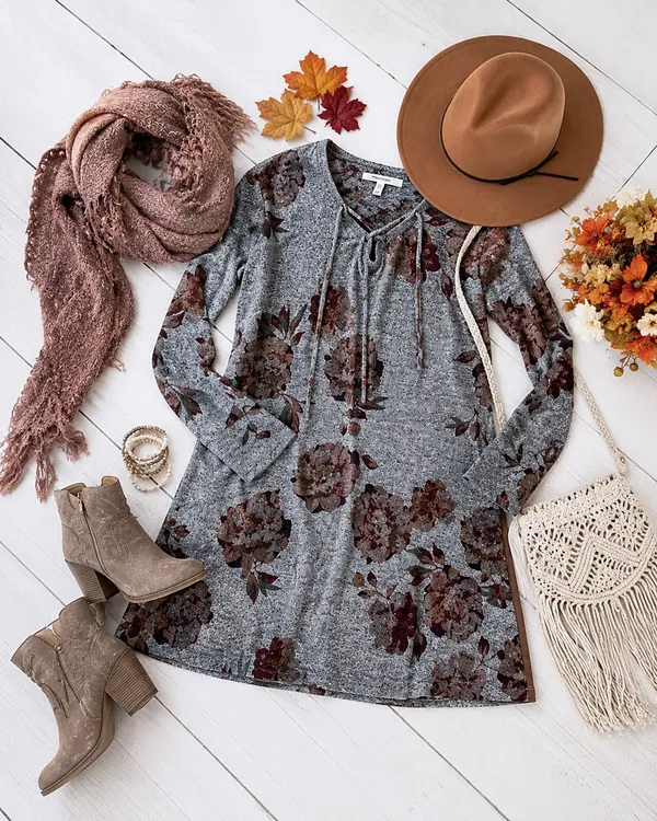 Maurices Floral Sweater Dress - Image 2