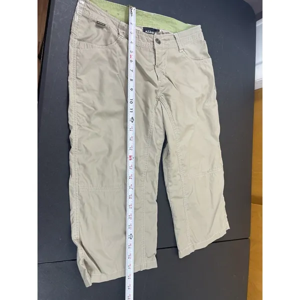Kuhl KuhlDry Capri Pants Women’s Size 8 Tan Hiking Gorpcore Outdoor Y2K - Image 14