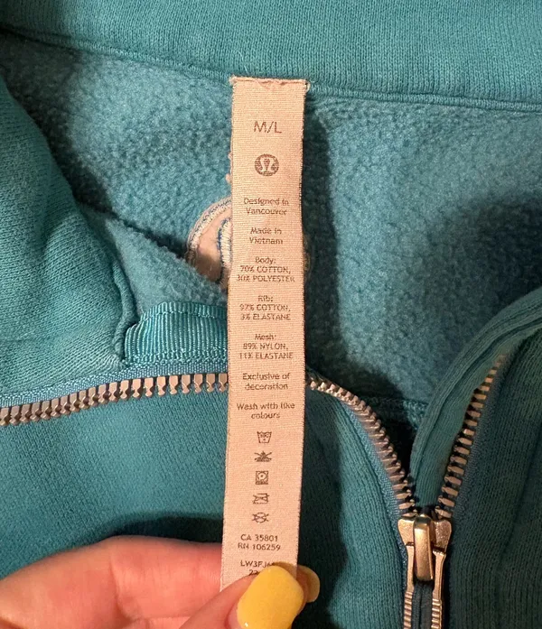 Lululemon Oversized Scuba Half-Zip - Image 3