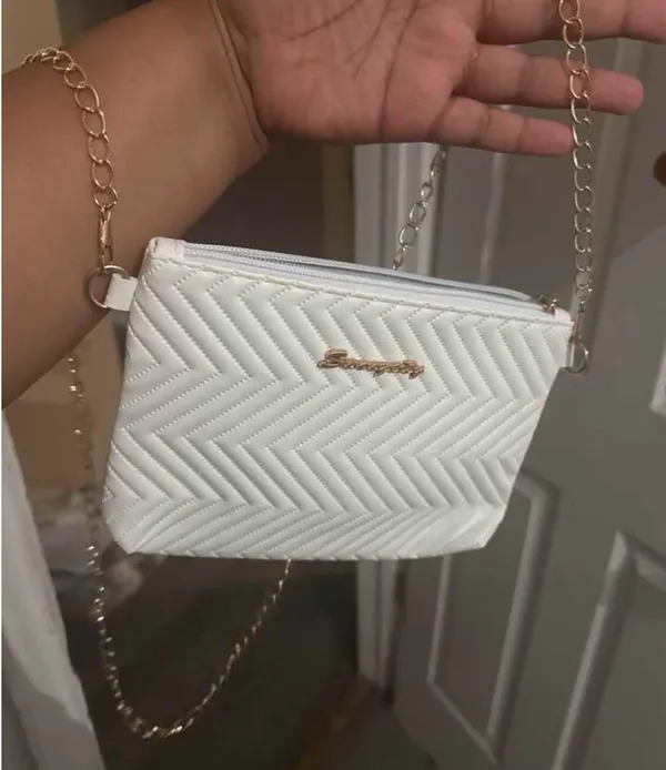White Crossbody Purse - Image 2