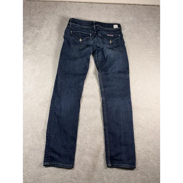 Hudson Gray Hudson Jeans Women's Size 31 Blue Collin Low Rise Skinny Button Flap - Image 7