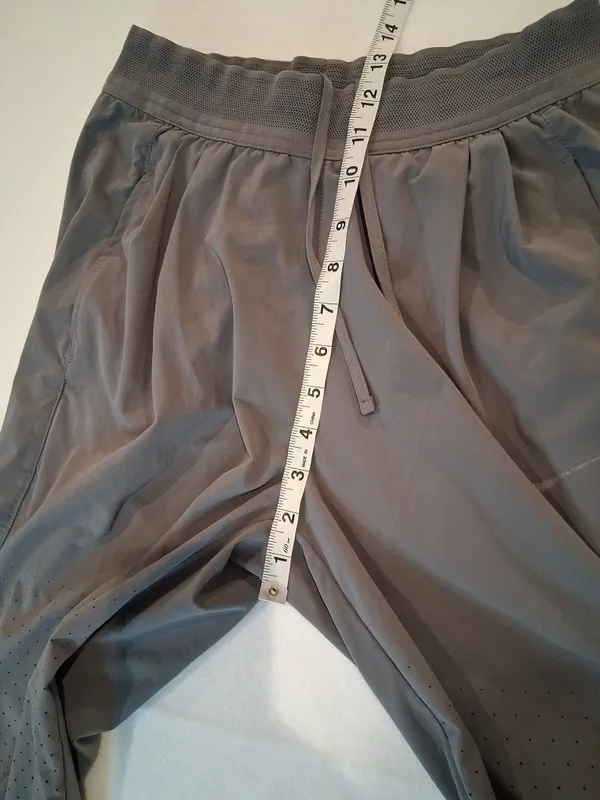 Nike Running Division Gray Athletic Pants Reflective Swoosh Women Size S Pockets - Image 8