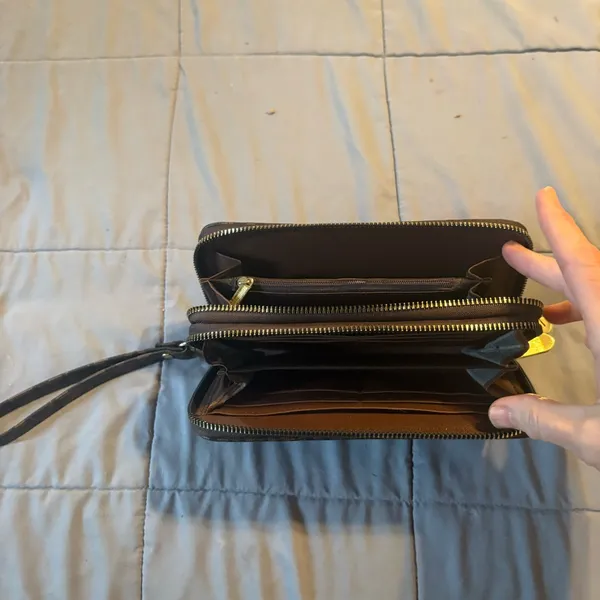 Brown Monogram Zip Wristlet - Image 2