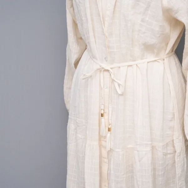 L*Space. Nepali Button‎ Down Cotton Maxi Dress. - Image 14