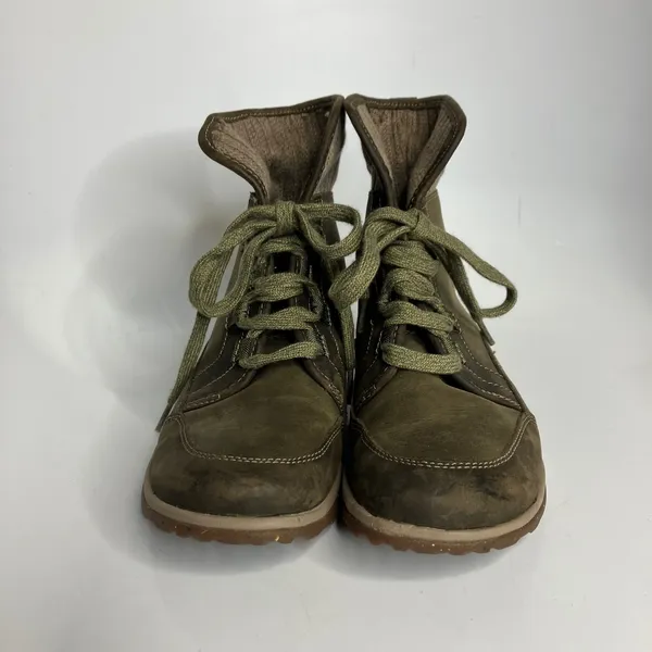 Chacos Barbary Ivy lace up boots‎ with fold over knit collar women's size 7 - Image 3