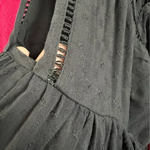Urban Outfitters Cooperative Black Midi Flowy Dress Size 2 - Image 9