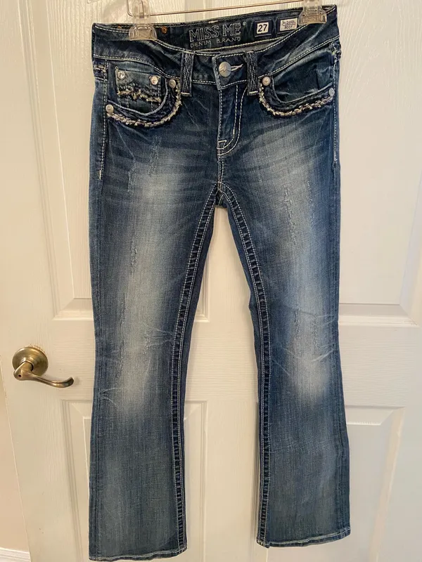 Miss Me Jeans Boot Cut Distressed Jeans 27 - Image 10