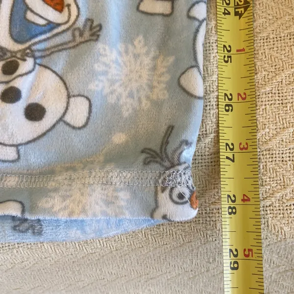 Disney Olaf fleece pajama pants. M - Image 4