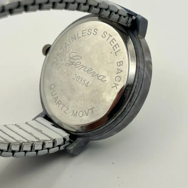Geneva Pastel Iridescent Watch with Crystal-accented Bezel Working New Battery - Image 6