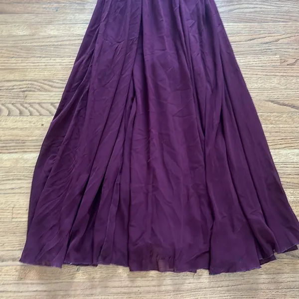 Oliviaceous burgundy maxi dress - Image 7