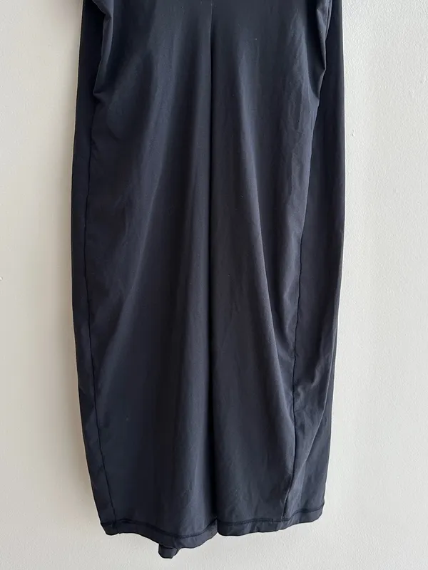 SKIMS Fits Everybody Slip Dress, Black/Onyx, Athleisure Mini, Size Large - Image 10