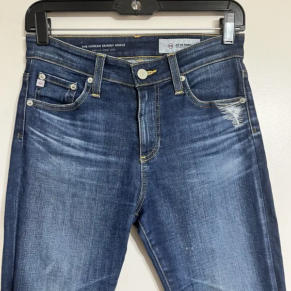 AG-ED Adriano Goldschmied Size 25R The Farrah High Rise‎ Skinny Ankle Jeans - Image 2