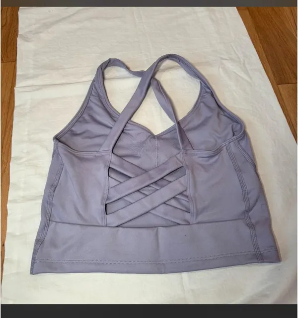 Gilly Hicks, purple recharge workout top - Image 3