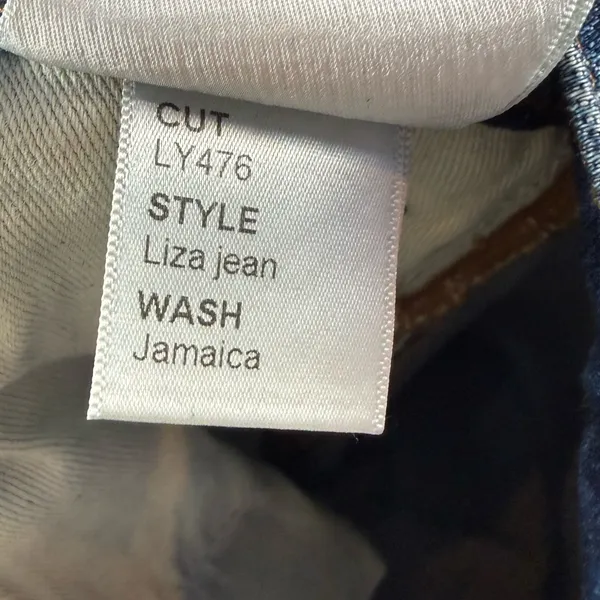 Reformation Liza Straight Jean‎ in Jamaica Blue Size 27 - Image 8