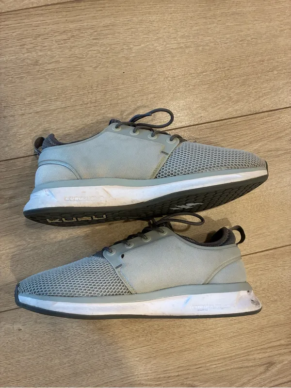 Kuru Women’s Atom Cloud Light Gray White Walking Shoe Sneaker Size 9 - Image 3
