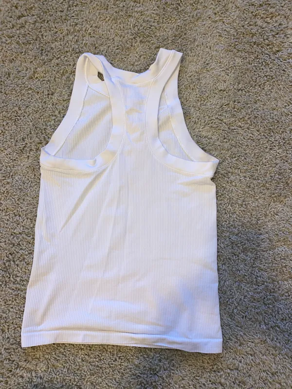 Athleta Renew Seamless Racerback White Tank - Image 5