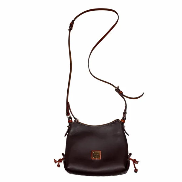 Dooney & Bourke Brown Leather Crossbody Bag - Image 2