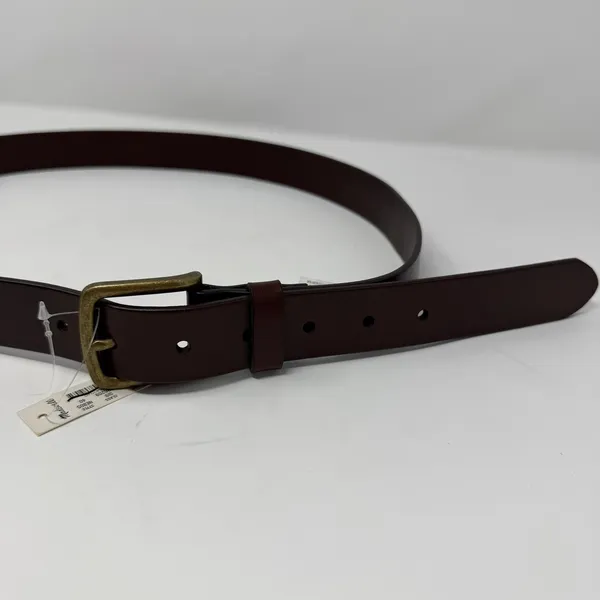 Madewell Leather Classic Buckle Belt Dark Brown Women Size 40 NE805 - Image 2