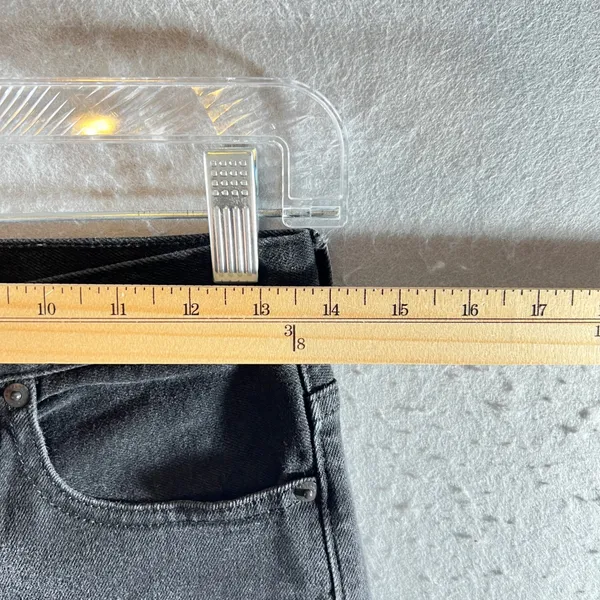 1251 | Everlane High Rise‎ Skinny Stretch Denim Jeans Black Womens 26 - Image 3