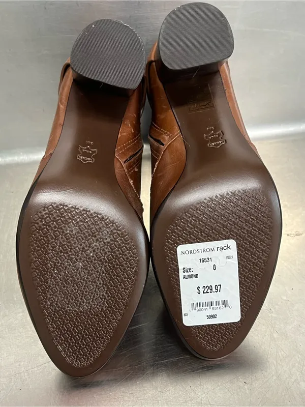 Tory Burch Almond Brown Colton 85mm Galleon Leather Bootie - Size 8 - NWT. - Image 11