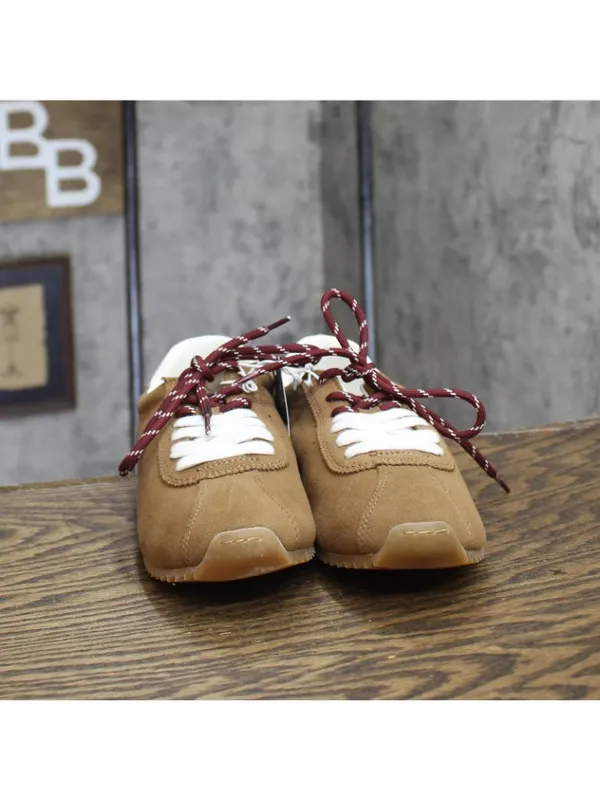 NWT Universal Thread JoJo Sneakers Low Top Double Lace 94462316 Brown 8.5M - Image 4