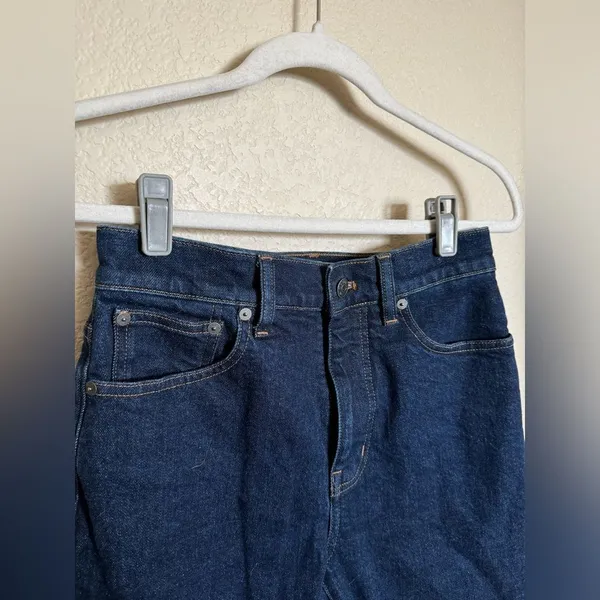 MADEWELL 90’s High‎ Rise Straight Size 26 in Norman Wash Dark Wash Blue - Image 5