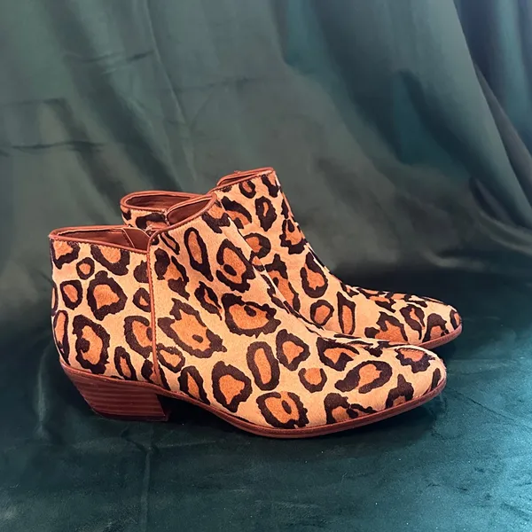Sam Edelman leopard booties‎ size 7.5 - Image 2