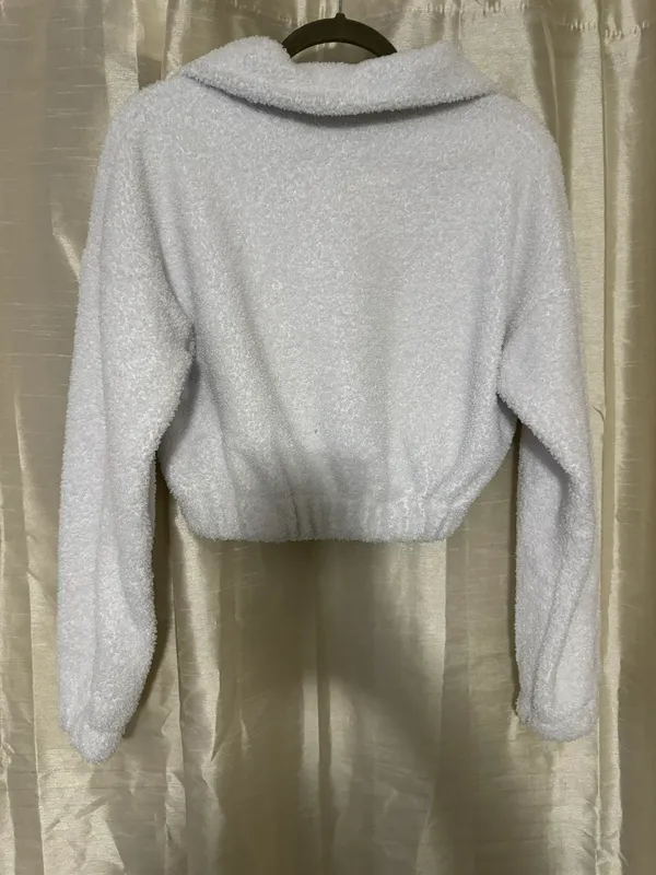 Cropped Sweatshirt White - Image 2