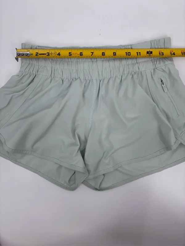 lululemon athletica Women's Mint Green Athletic Shorts - Image 5