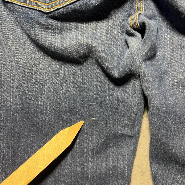 Daisy Anchor Blue‎ Bootcut Jeans Size 15 Y2K Low Rise Stretch Denim - Image 10